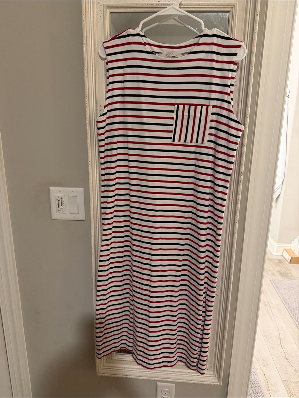 LOFT White Sleeveless Dress